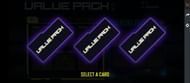 Players will have to select any one of the Value Pack cards (Image via Garena)